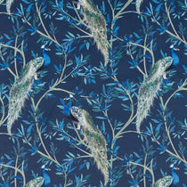 Peacock-Indigo Fabric by the Metre